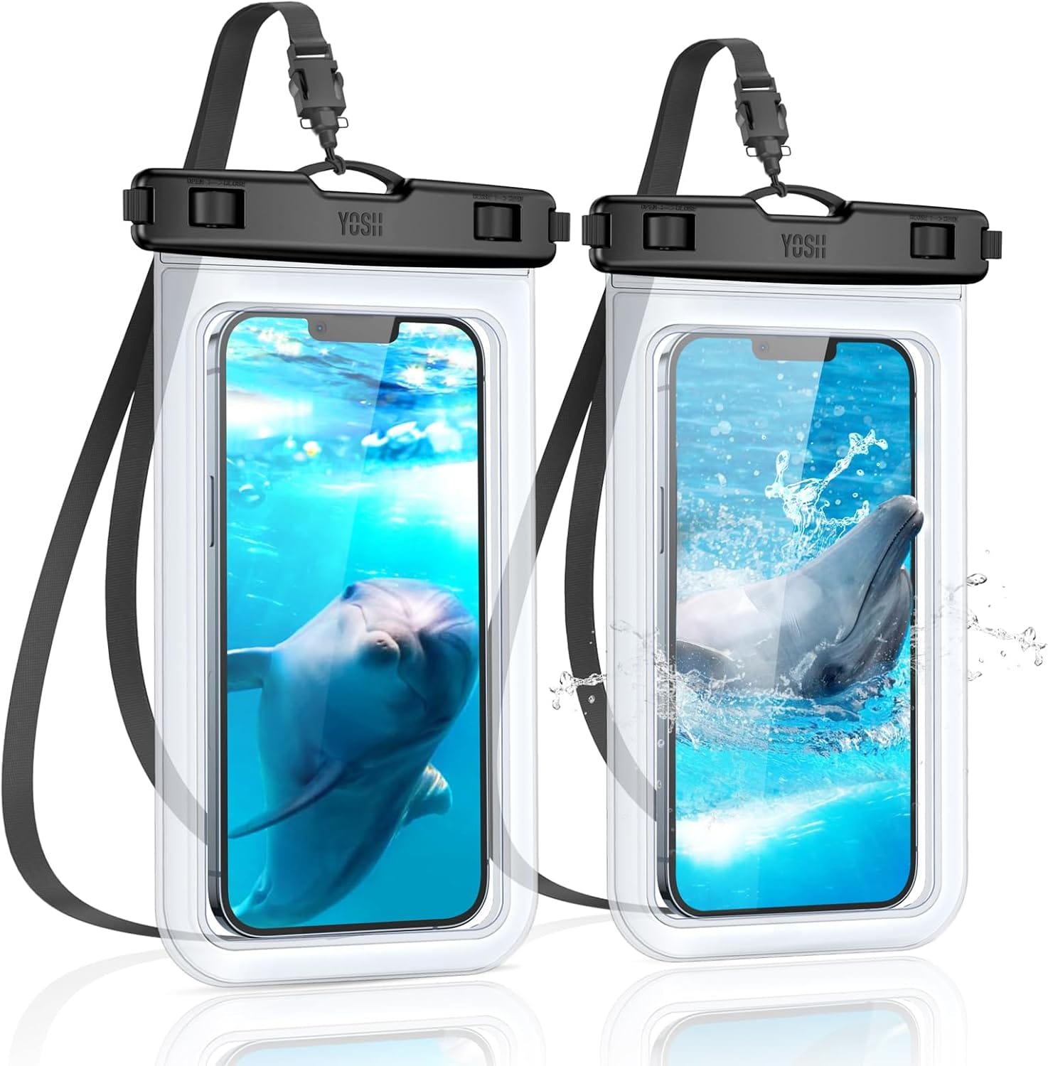Waterproof phone pouches